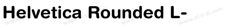 Helvetica Rounded L字体转换